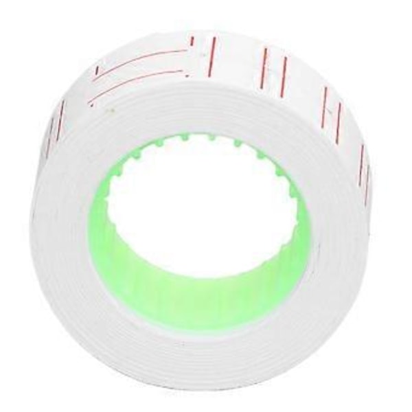 30 ruller 15000 stk. prismærker enkelt række etiketpapir til MX5500 prismærkningspistol 21x12mm
