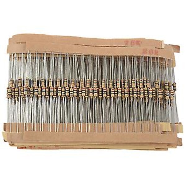860 stk. 1 Ohm-1m Ohm 1/4w Modstandssortimentssæt 43 S