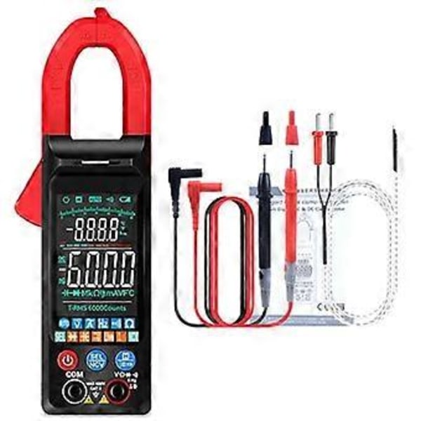 Clamp Meter DC/AC Spänning Digital Clamp Meter 6000 Räknar 400A Multimeter Färgskärm Spänningstestare FS8330Pro