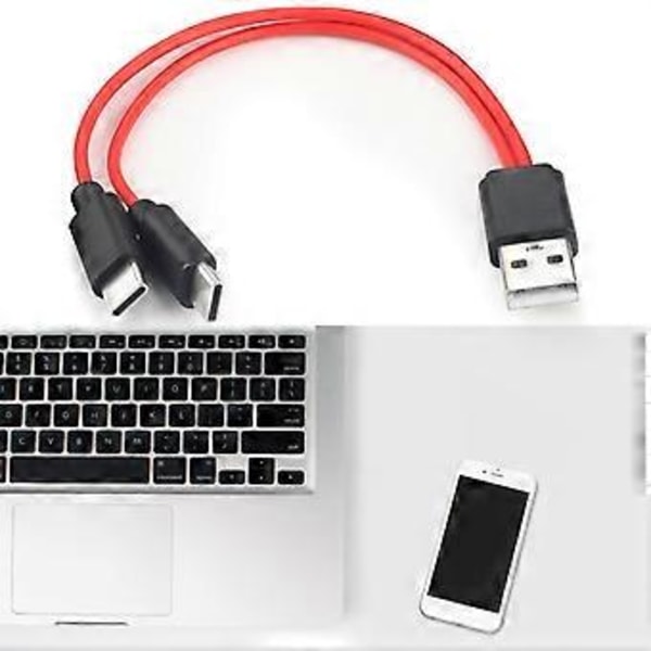 Kestävä USB C -kaapeli, yleinen yhteensopivuus, USB A - Type C -latausjohto