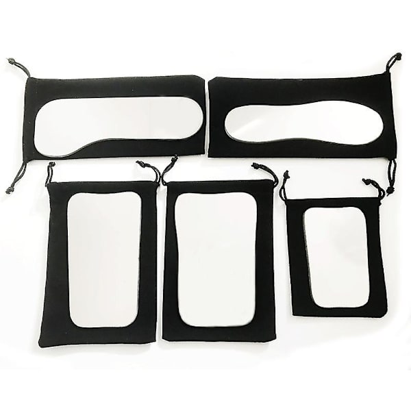 5 st/set Intraoral Ocklusal 2 Sidor Fotografering Glas