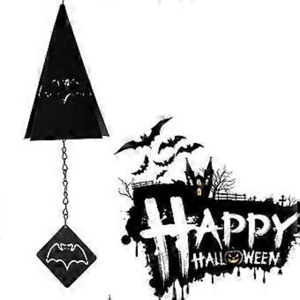 Halloween Rumdekoration Halloween Smedet Trekant Vindspil Vedhæng Haveklokke Decoracion Para Habitacion A