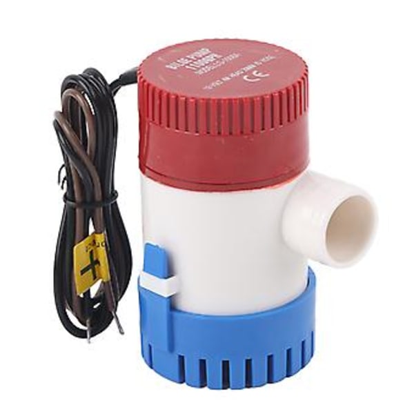 GPH länspump, 1100GPH 12V dränkbar länspump marin länspump strömlinjeformad design