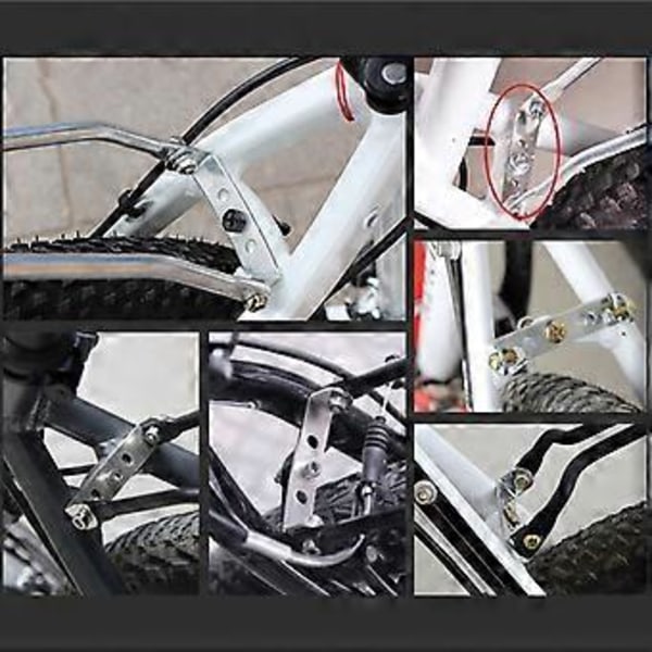 U-formet Cykel Bagagebærer Monteringsadapter Cykler Bageste Opbevaringsbeslag Stik