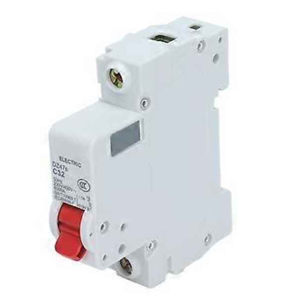 Afbryder Lavspænding 6000A Brydeevne 1P DIN-skinne Montering 32A 230V/400V