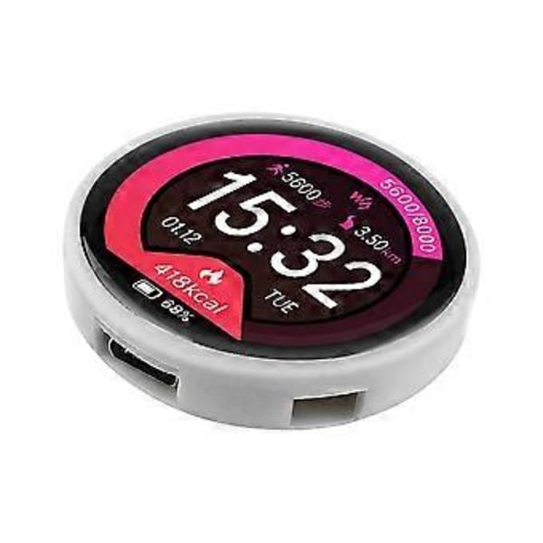 ESP32-C3 Kehityskortti 1.28 Tuuman 240X240 IPS Älynäyttö LCD-Moduuli WiFi&Bluetooth Kosketuksella, Valkoinen Kuori