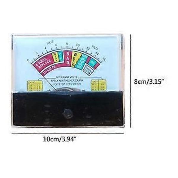Pekartyp Multimeter Skyddsfunktion Analog Multimetro Precision Elektriker Mekanisk Testare Anmeter Voltmeter