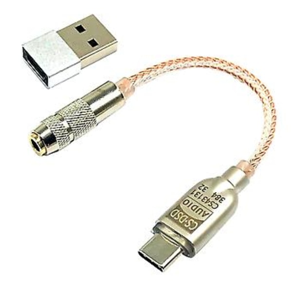 Cs43131 Förstärkare, Typ C Bärbar Hörlursförstärkare För Android Hifi-omvandlare