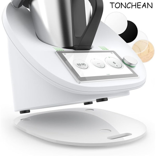 Thermomix TM6 TM5 -liukusäädin, Thermomix-liukusäädin akryylistä, vakaa ja helppo siirtää, Thermomix-lisävarusteet, valkoinen