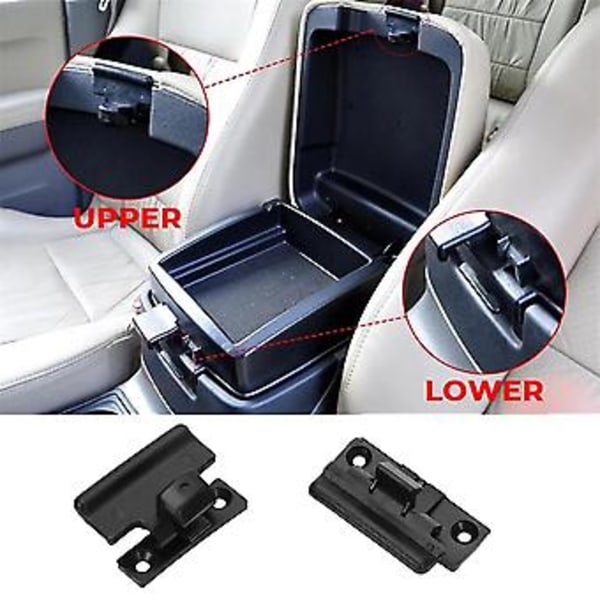 Övre & Nedre Armstödsbox Lås Skydd Konsol Behållare Strömbrytare Snäpplås För Pajero V73 V75 V77 V93 V97