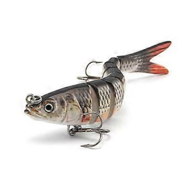 Fiskedrag Topwater för Bass Öring Livslika Multi-ledade Swimbaits Fisketillbehör Långsamt Sjunkande Simmande Bass
