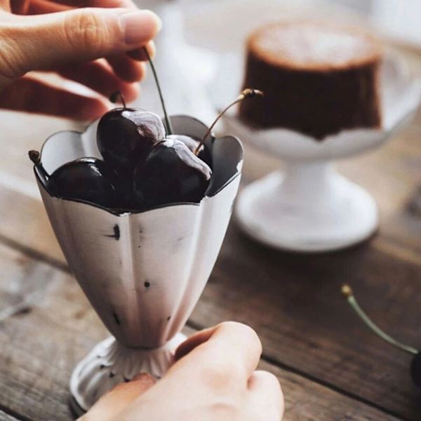 Metallserveringsbricka Vit Displaybricka Dessert Frukttårta Mellanmål Hög Platta Fest Bröllopsdekor D