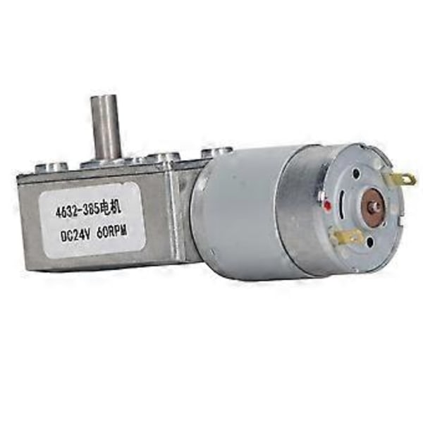 60 rpm suorakulmainen DC-kierukkavaihdemoottori, erittäin tarkka DC-nopeudenalennusvaihdemoottori DC24V