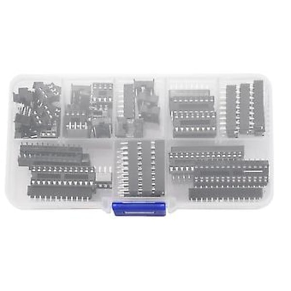 66 kpl/erä DIP IC -liittimet Sovitin S-tyypin liitinsarja 6, 8, 14, 16, 18, 20, 24, 28 nastaa piirilevy DIY-sarjaan