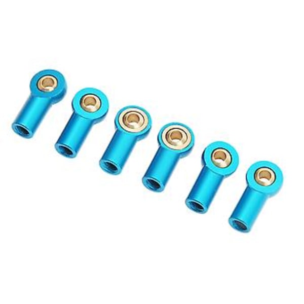 Styrekugleled, 6 stk. Aluminiumlegering M3 Link Stangende Kugleled Link Stangende Kuglehoved Moderne Innovation