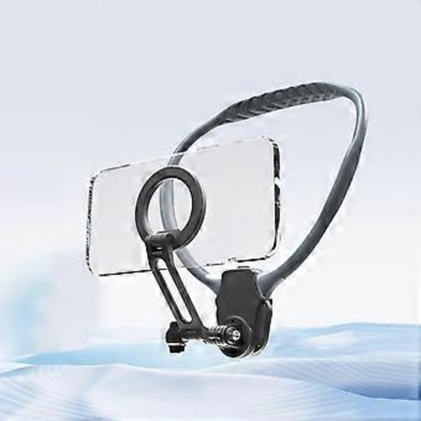 Universell Magnetisk Nakkefeste for Telefoner: 360° Rotasjon Håndfri Holder for Vlogging & Selfies