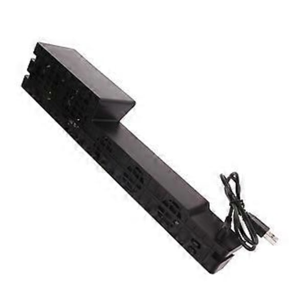 Passar PS4 Pro Spelkonsol Vertikalt Ställ USB Temperaturkontroll Kylfläkt