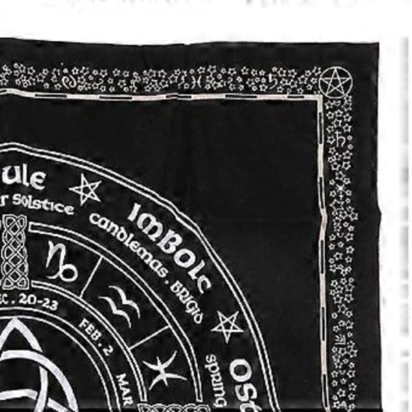 Hekse Pendel Divinasjon Divinasjonsduk Matte Brettspill Tarotkort Pad