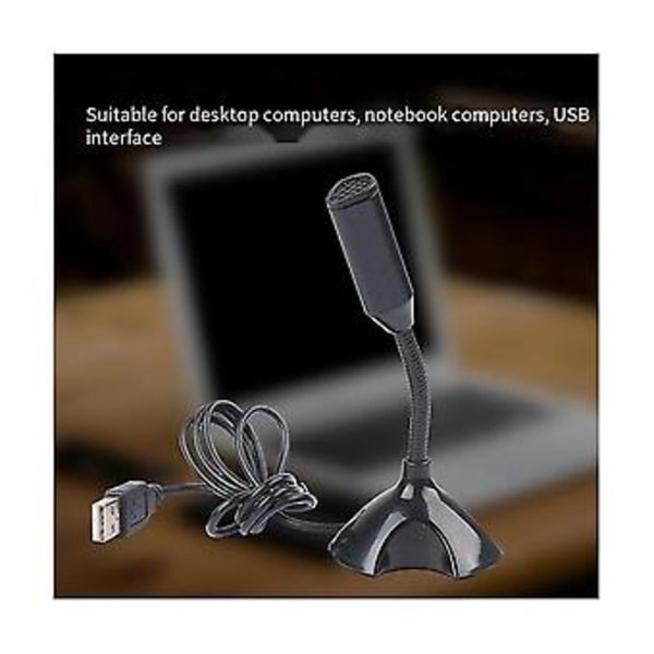 USB Laptop Mikrofon Hög Känslighet Mini Studio Mikrofon D Med H Gaming Co