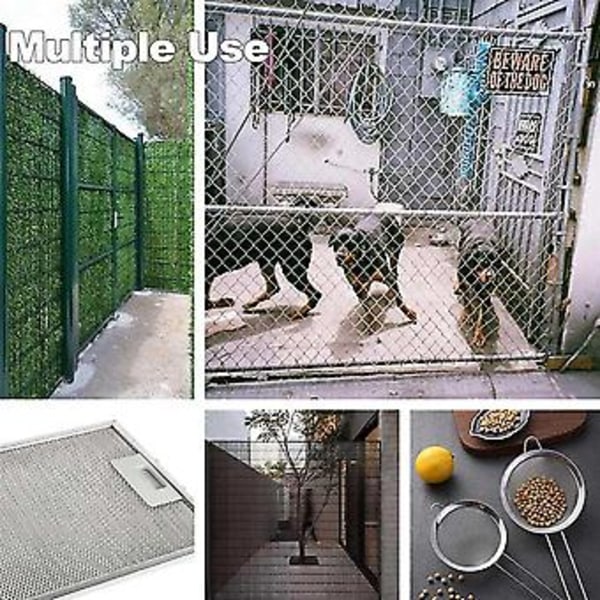 4 stk 21cmx30cm Wire Mesh, Stødige Metallnett Ark For Diy Prosjekter 304 Mindre Stål Ingen R Mesh