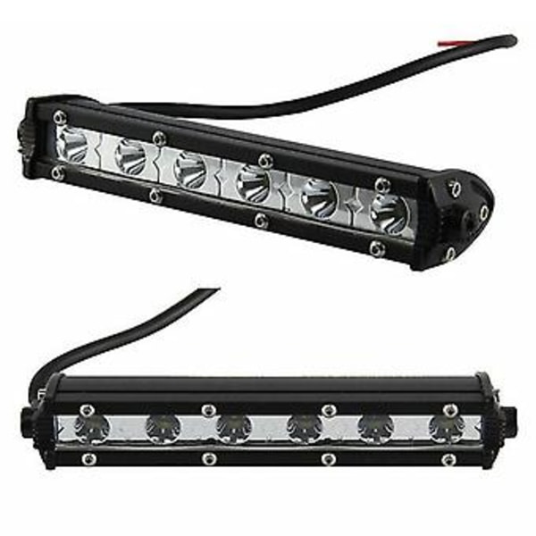 2 X 36w 7-tommers LED Bar Kjørelys Tåkelys Offroad SUV Lastebil 6000k