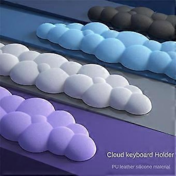 Molntangentbords handledsstöd Mjukt läder Memory Foam Handledsstöd Kudde för enkel skrivning Smärtlindring Halkfri, E Kort