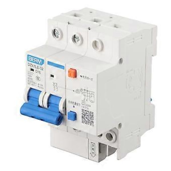 Läckageskydd DZ47LE 32 2P+2 C16 Jordfelsbrytare 230V/16A