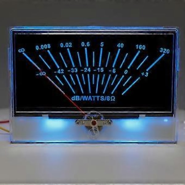 Pointer-Dial DB Niveau Header Effektforstærker Niveau Meter til Lydstudie