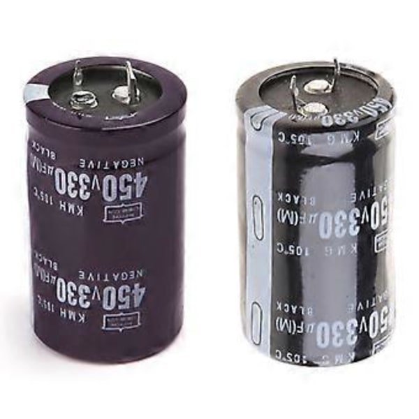 Elektrisk svejser 450V 330uF Aluminium Elektrolytisk Kondensator Volumen 30x50 Hård Foo