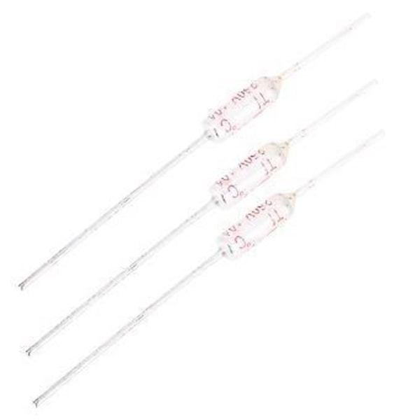 10 stk. Metal Shell Termosikring Afbryder 250VAC 10A Temperatur Sikring TF 72-250121