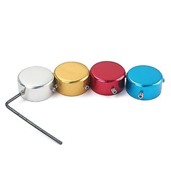 4 stk. Gitarpedaler Fottopp Aluminiumlegering Gitarfothette For Gitar