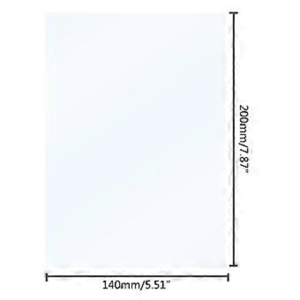 3D-skrivartillbehör Delar Ljushärdande Skrivare Släppfilm FEP-film 0,1 mm 5,5 tum 140x200 mm för SLA DLP Photon