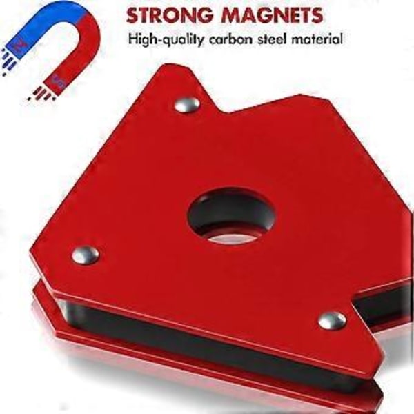 4 kpl 3\" 25lb Hitsausmagneetti Nuoli Hitsausmagneetit Ja Puristimet Magneettinen Nuoli Hitsaaja Metallintyöstö Mig Työkalut Ja Laitteet 45 90 135 Kulma Magneettipidike