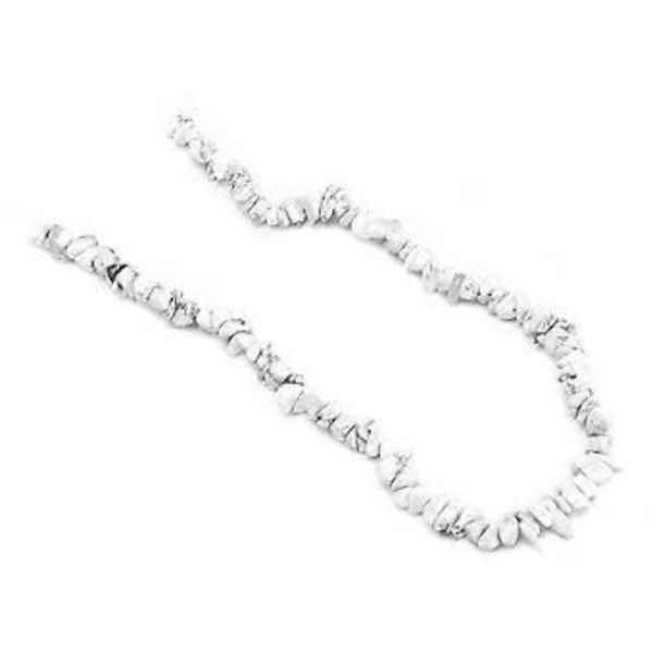 Vita Turkos Bead Chips - Oregelbundna DIY-tillbehör för att skapa halsband och armband
