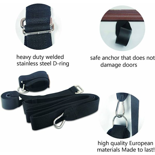 Ballet Stretching Strap Elastisk Yoga Strap Stretching Band Benstræner Justerbar til Dans Ballet Blød Åbningsøvelse Fitness Træning Tensil