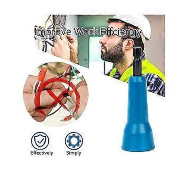 Trådtvinnare, trådtvinningsverktyg, tvinnare, spin-twist trådhylsa, trådvrängningsverktyg med 1/4 tums chuck