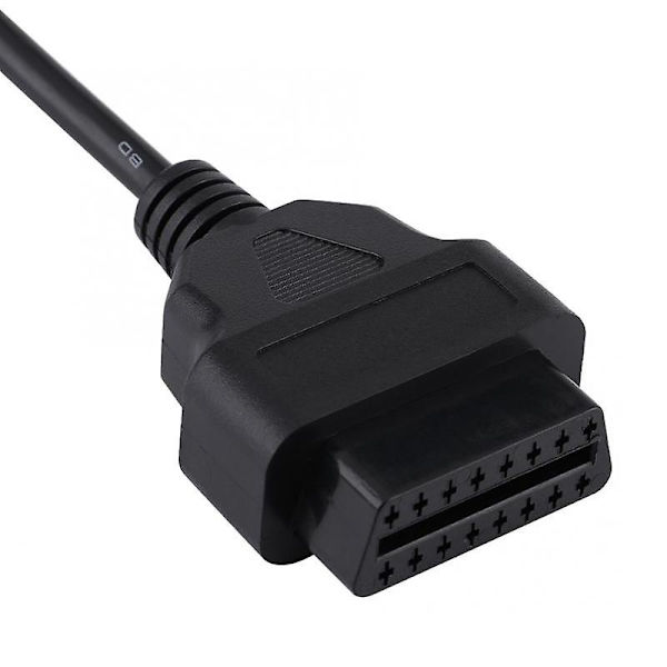 Obd 2 Ii -kaapeli, käytetään Iveco 38-nastaiseen Obd 16-nastaiseen liitinkaapeliin, auton rajapintakaapeli, käytetään Iveco-kuorma-auton diagnostiikkatyökaluun auton ilmaisimeen