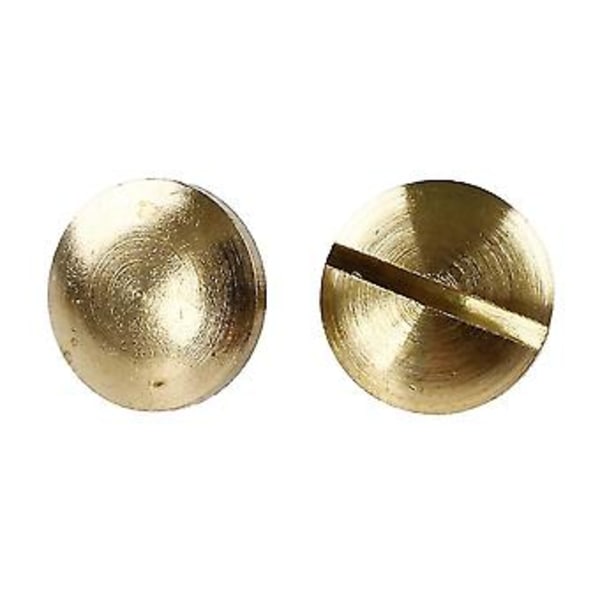 10x Bågformad Knappnit Skruv Skruvrygg Nitar Bälte 6mm