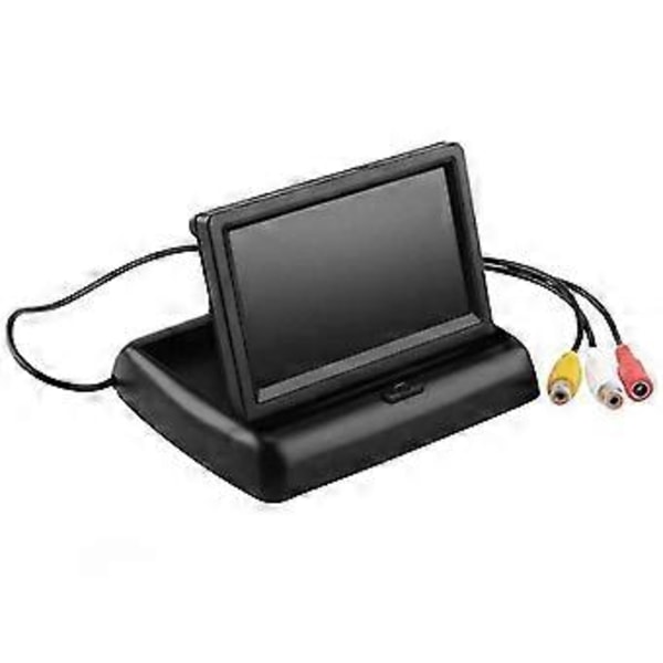 Bil 5 Tum Vikbara Monitorer HD Video Mini Bilparkering TFT LCD Monitor Display Backkamera Backningskit