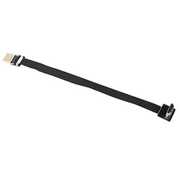 Fpv Uros Ylös Kulmattu 90 asteen Uros Hdtv Fpc Litteä Kaapeli Fpv Hdtv Multikopteri Ilmakuvaukseen 20cm