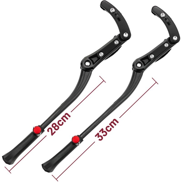 Säädettävä polkupyörän jalusta 28-33cm