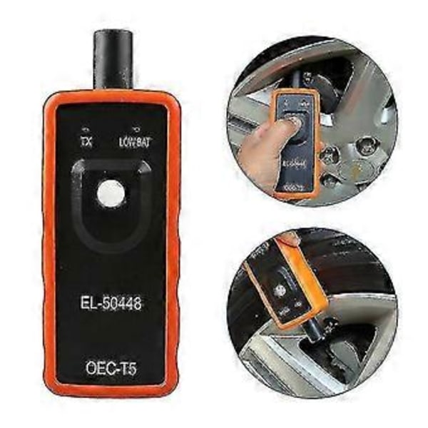 EL-50448 Auto Däcktrycksövervakningssensor TPMS Återinlärnings- och Återställningsverktyg OEC-T5 För GM-seriens Fordon