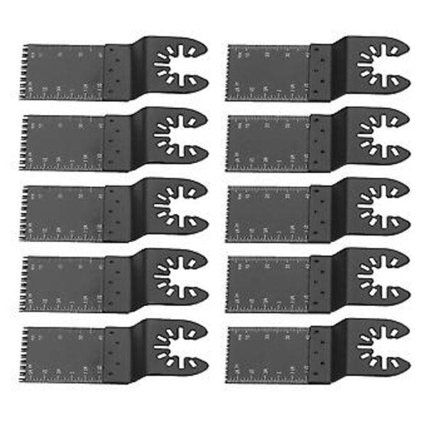 10 kpl 34 mm Oskilloivan monitoimityökalun sahanterät korkeahiiliteräksestä Bosch Dremel Fein -työkaluille