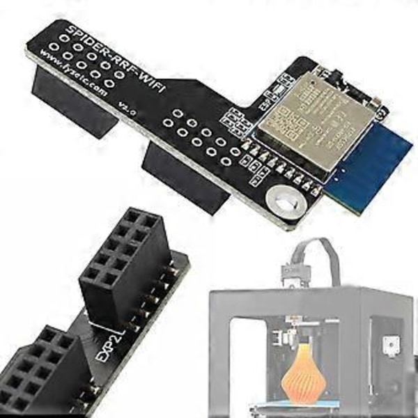Moderkort Huvudkort Drivrutinsmodul Extern Antenn RRF-Wifi 3D-skrivardelar för Sprider V1.1 Voron 2.4