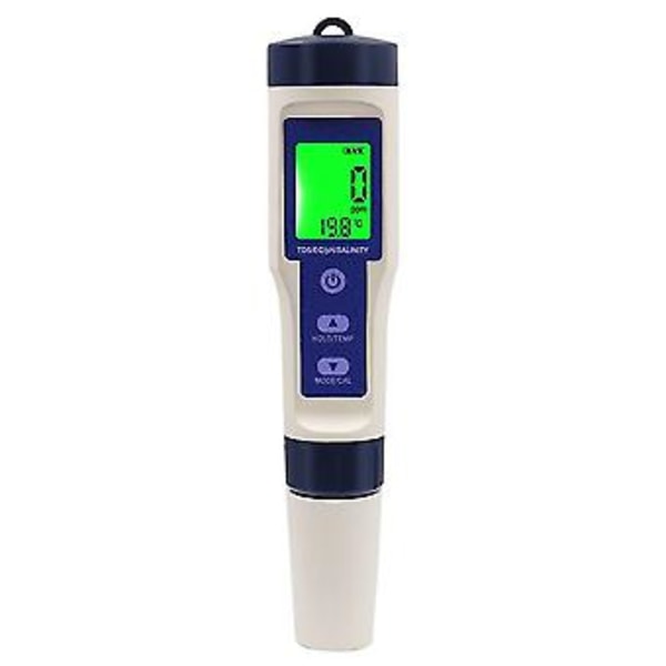 5 I 1 Digital Temperaturmåler Tds//ph/ity Mon Er Til Pools,