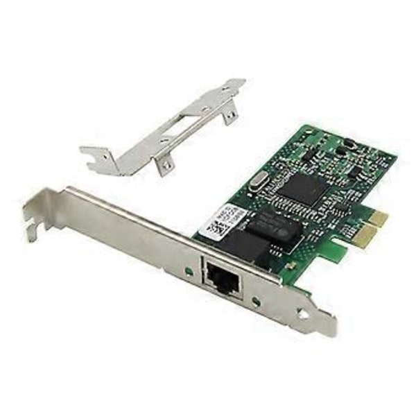 Enkel Port PCI for Express Gigabit Ethernet Nettverkskort 10/100/1000mbps RJ45 LAN Adapter for Stasjonær Datamaskin Driver F