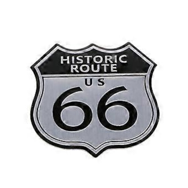 3D Bil Emblem Märke Klistermärke Dekal Metall Route 66 För USA