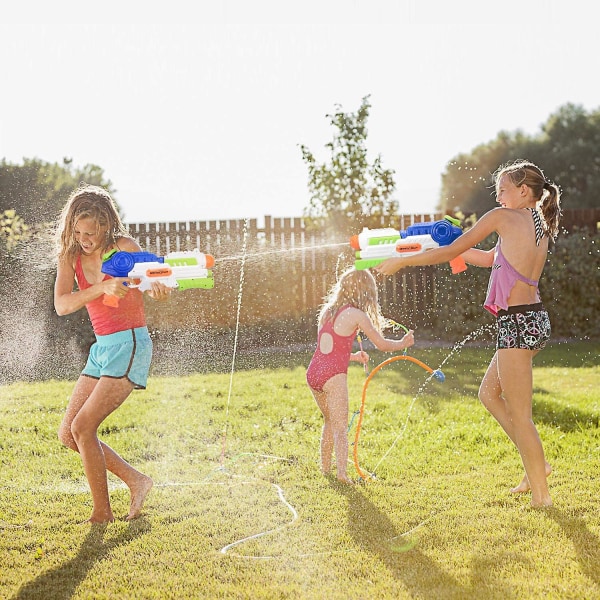 Super Soaker Vattenpistol, 2-pack Sprutapistoler Vattenpistoler För Barn Vuxna, Hög Kapacitet Snabbblötläggning Avtryckare Sommar Vattenblästerleksak, Bra Gi