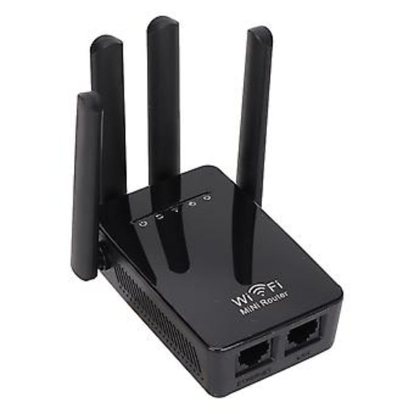 3 i 1 Trådløs Router AP Access WIFI Forstærker Punkt 360° Fuld Signal Dækning 300Mbps WiFi Router til Hjemmet 100‑240VEU Stik
