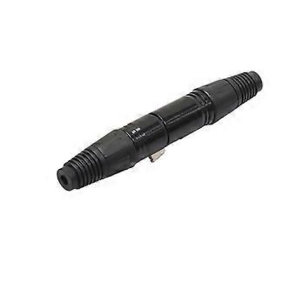 1 Par XLR 3-Pin Hane Kontakt + Hona Jack Mikrofon MIC Ljudkontakt Adapter